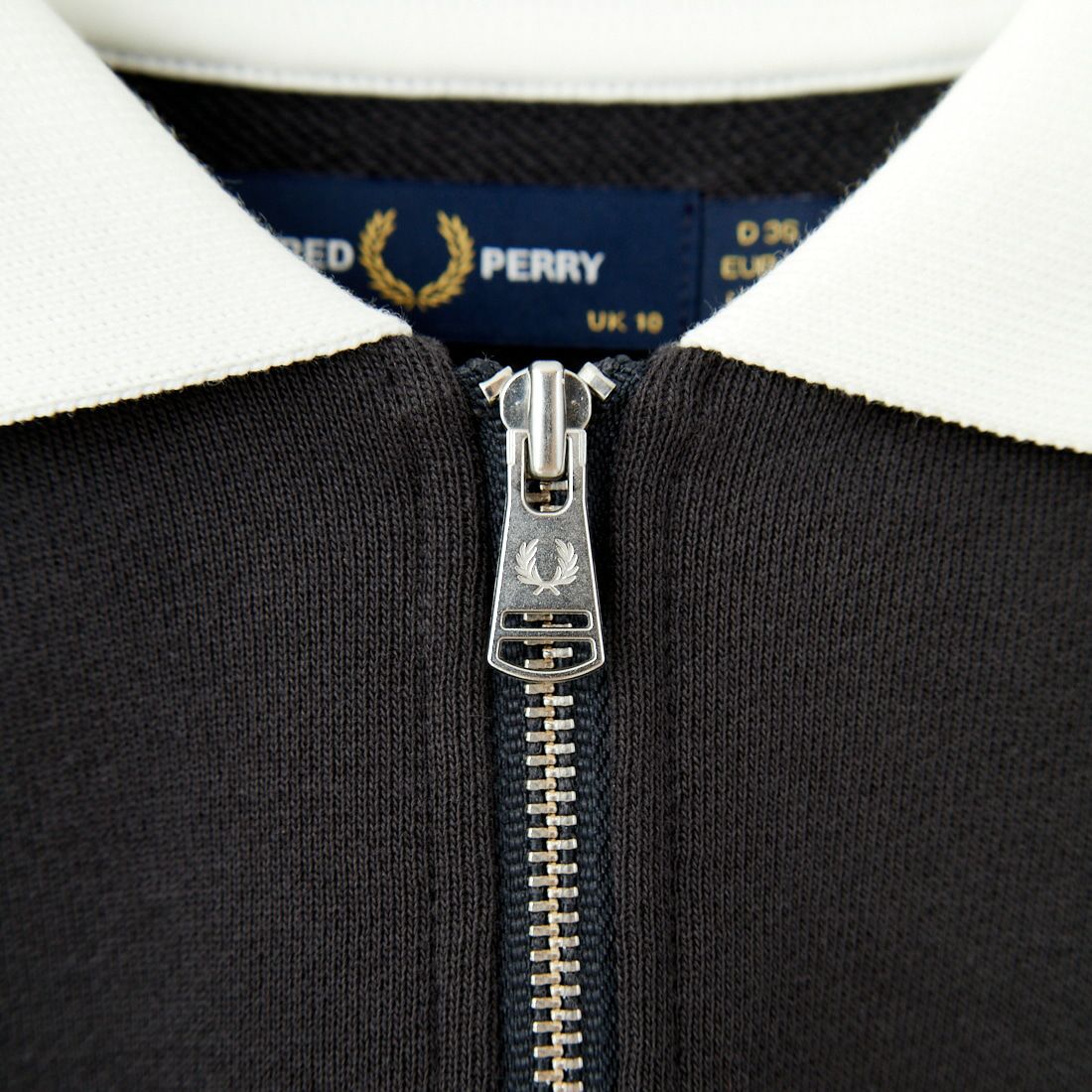 FRED PERRY [フレッドペリー] ハーフジップ ポロスウェットシャツ [G1149] 297 ANCHOR