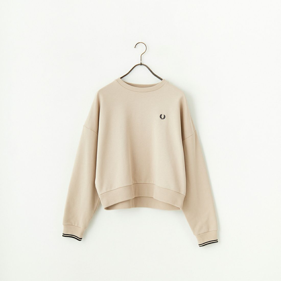 FRED PERRY [フレッドペリー] ツインティップ クロップドスウェット [G1148] Z19 WARM O