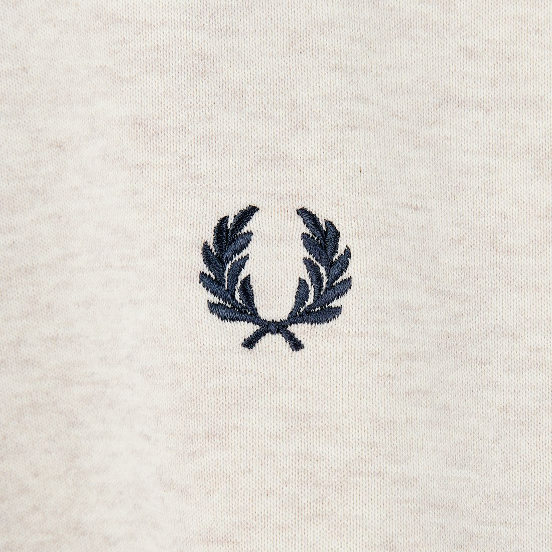 FRED PERRY [フレッドペリー] 別注 フードロゴ刺繍スウェットパーカー [FPM-25A-026JF] PORRIDGE M