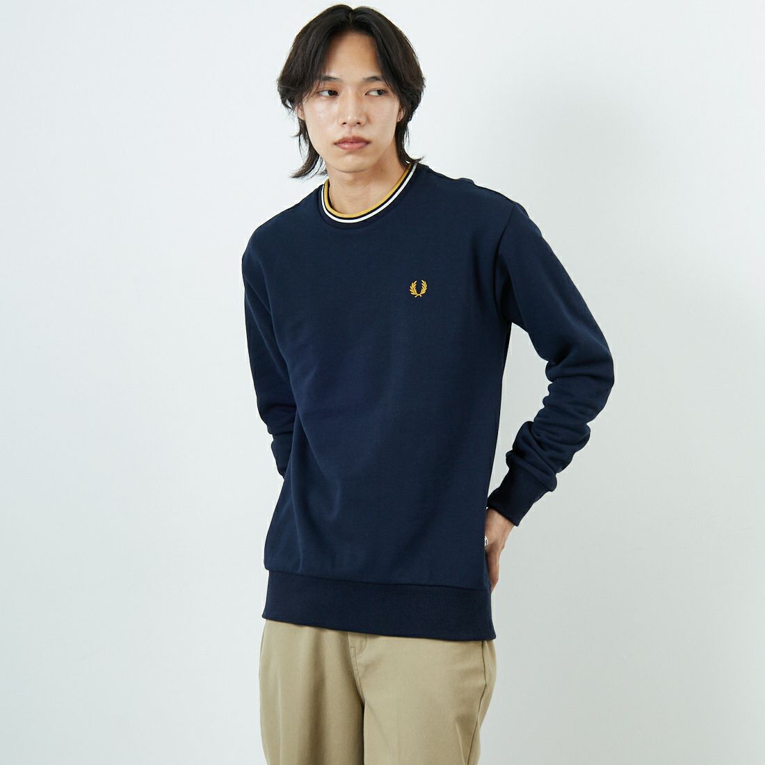 NVY/ECR/HO&&モデル身長：179cm 着用サイズ：L&&