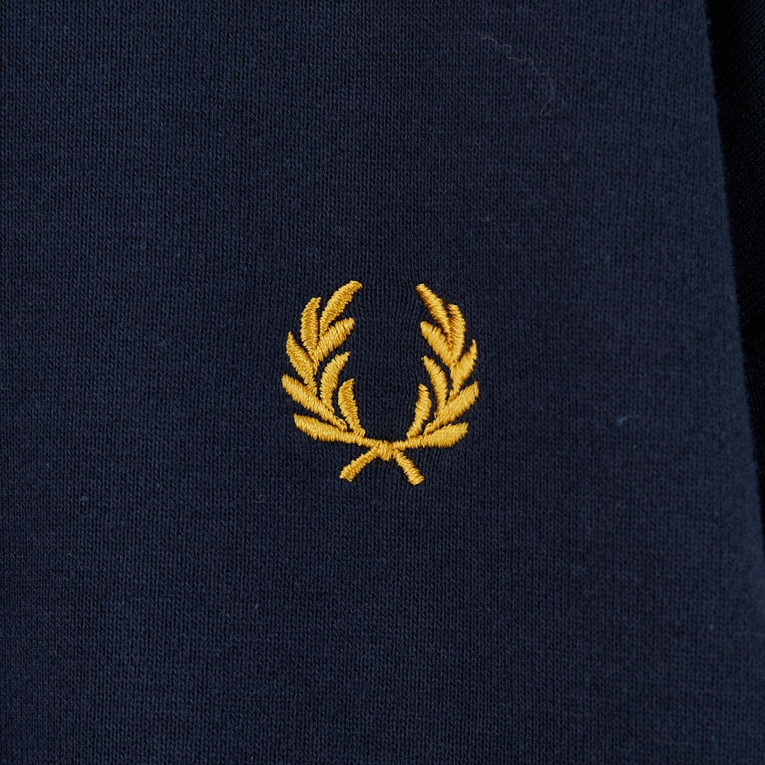 FRED PERRY [フレッドペリー] 別注 ツインティップライン ワンポイントロゴ刺繍クルーネックスウェット [FPM-25A-025JF] NVY/ECR/HO