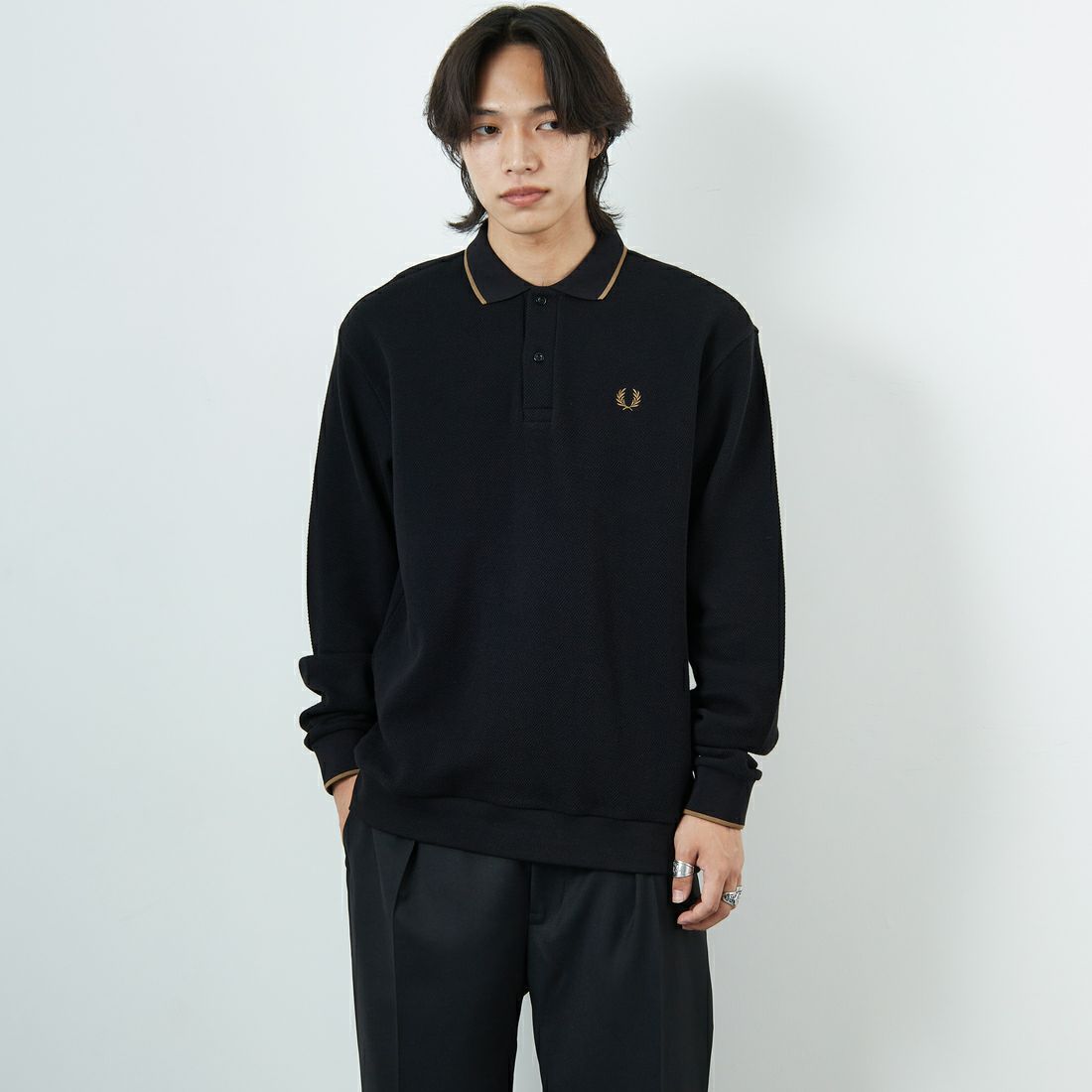 BLK/SHADED&&モデル身長：179cm 着用サイズ：L&&