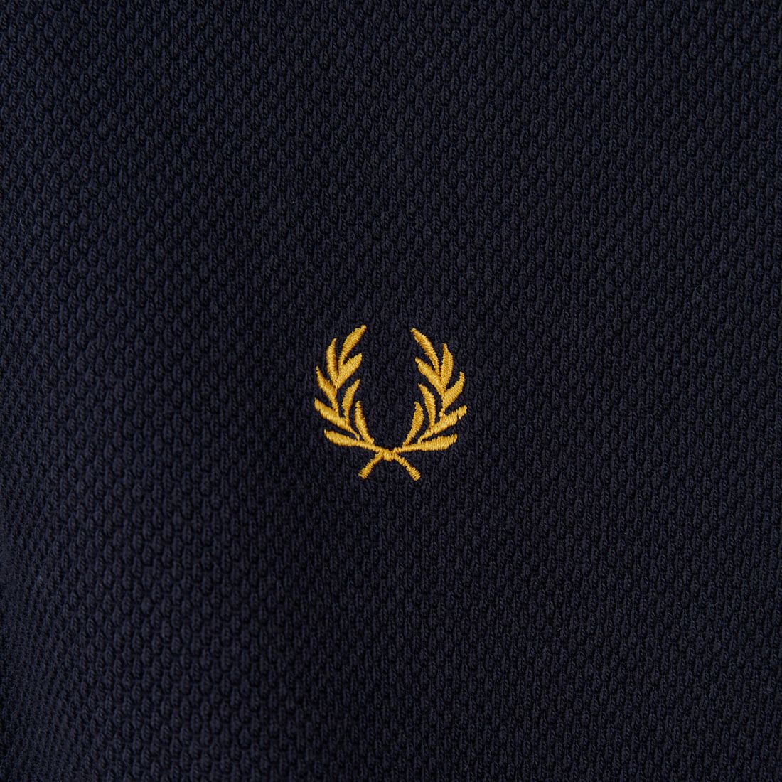 FRED PERRY [フレッドペリー] 別注 ワンポイントロゴ刺繍 ロングスリーブポロシャツ [FPM-25A-027JF] NVY/HONEYC