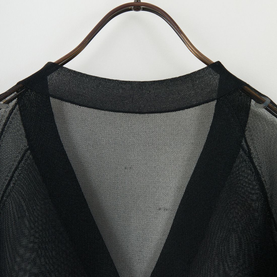 Jeans Factory Clothes [ジーンズファクトリークローズ] ラメシアーVネックカーディガン [11255816] ﾌﾞﾗｯｸ