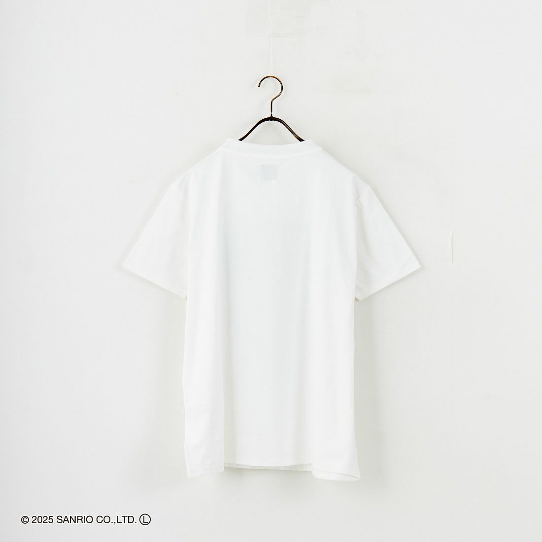 TRIPPY ART [トリッピーアート] HELLO KITTY ドットワンピース柄Tシャツ [TR-029] WHITE