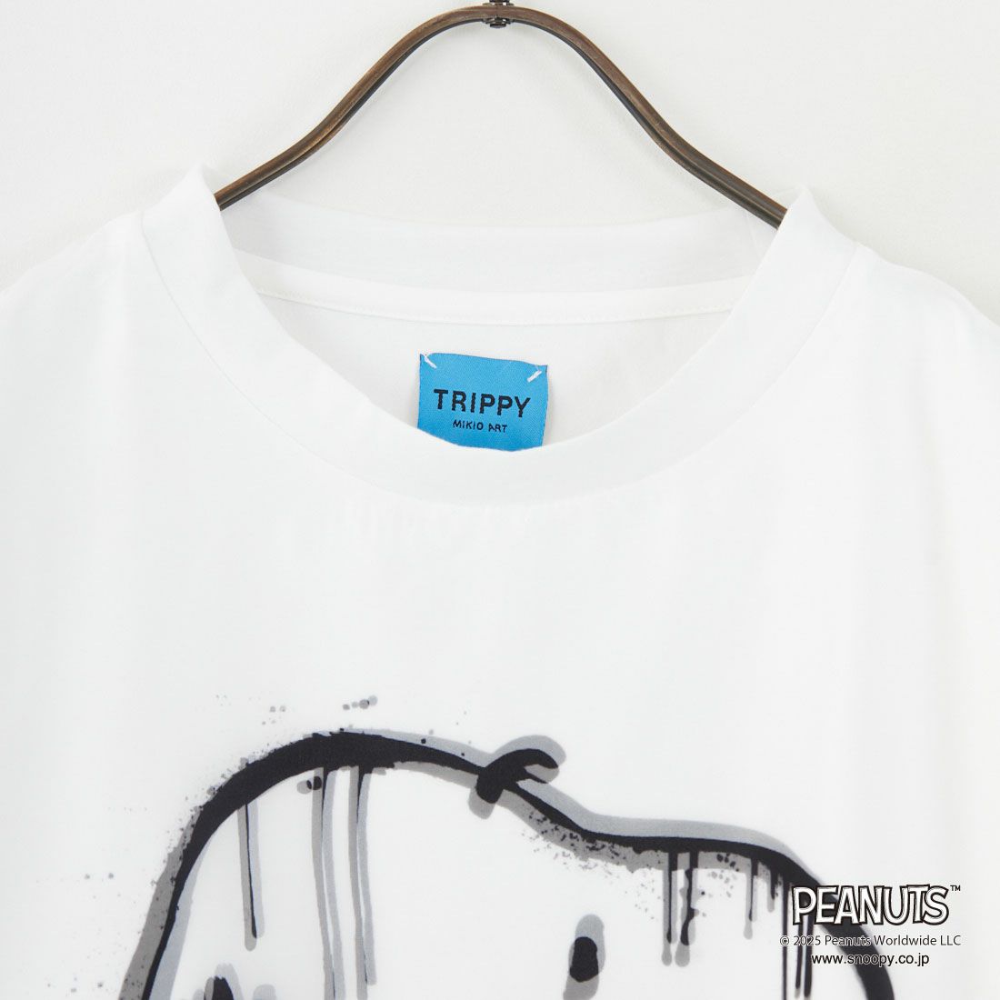 TRIPPY ART [トリッピーアート] SNOOPY スプレーアート Tシャツ [TR-056] WHITE