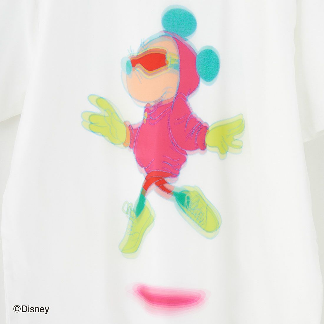 TRIPPY ART [トリッピーアート] MAXSIX / Disneyシリーズ FLYING / MINNIE / Tシャツ [TR-051] WHITE