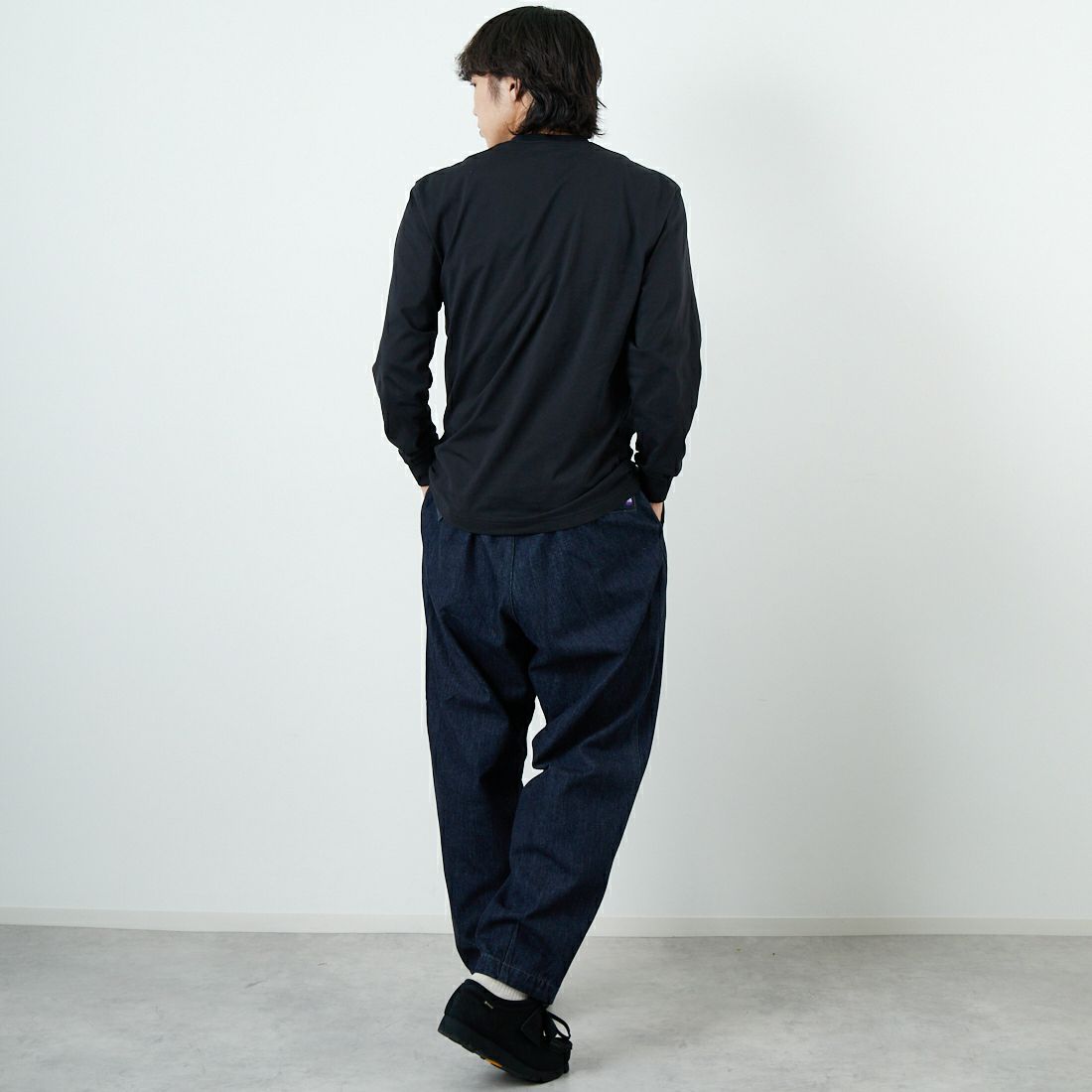THE NORTH FACE [ザ ノースフェイス] ロングスリーブ フラッシュドライフラワーロゴTシャツ [NT82535] K