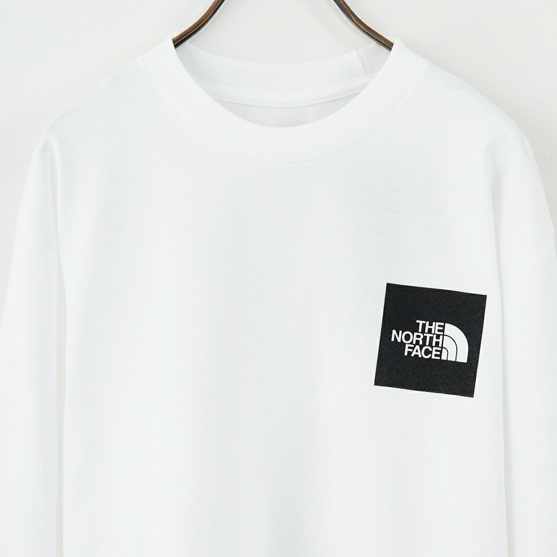 THE NORTH FACE [ザ ノースフェイス] ロングスリーブスクエアロゴTシャツ [NT82534] W