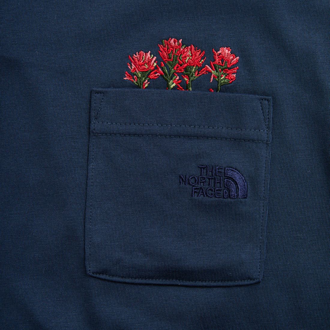 THE NORTH FACE [ザ ノースフェイス] ロングスリーブ フラッシュドライフラワーロゴTシャツ [NT82535] UN