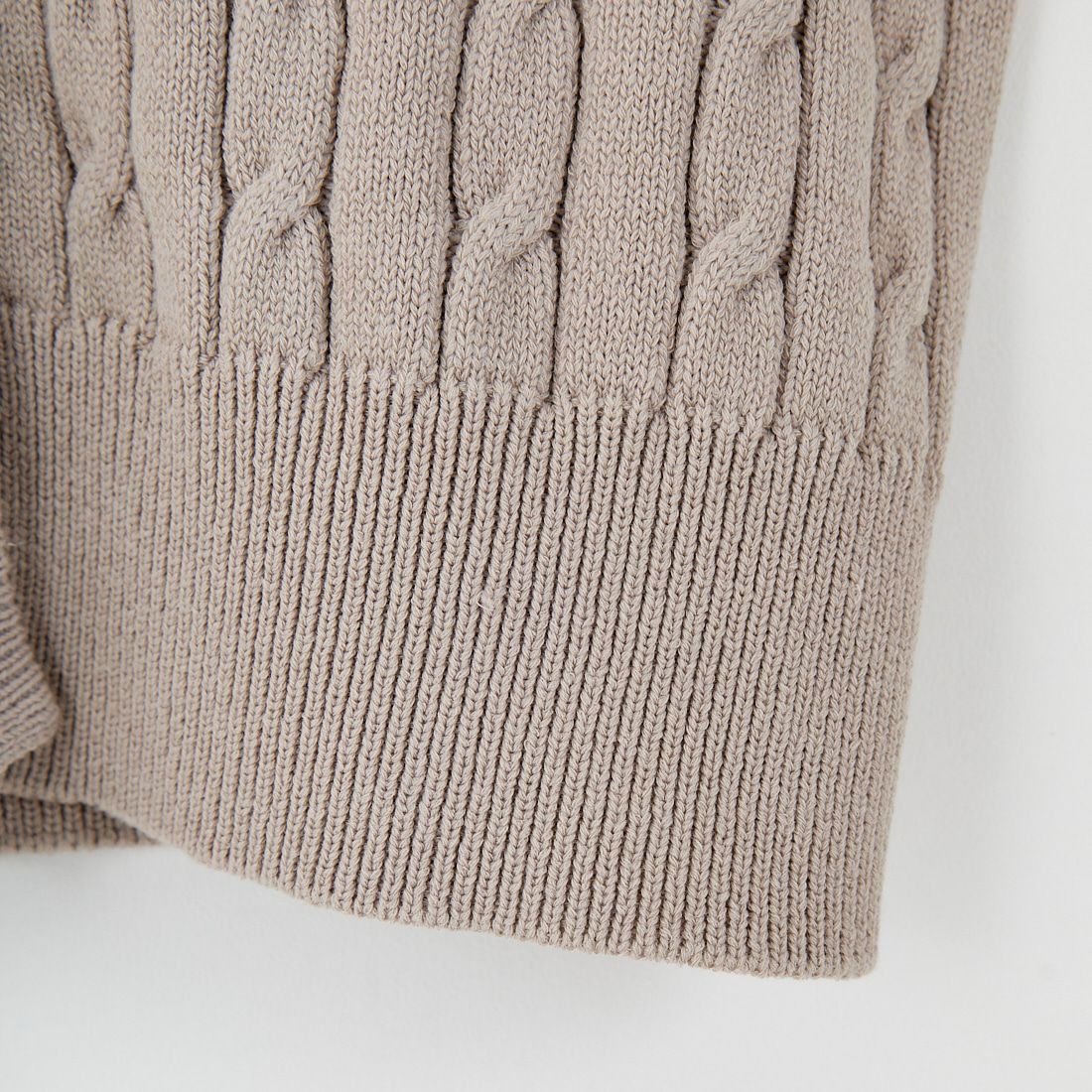 FRED PERRY [フレッドペリー] 別注 ケーブルニットカーディガン [FPW-25A-008JF] WARM/BLK