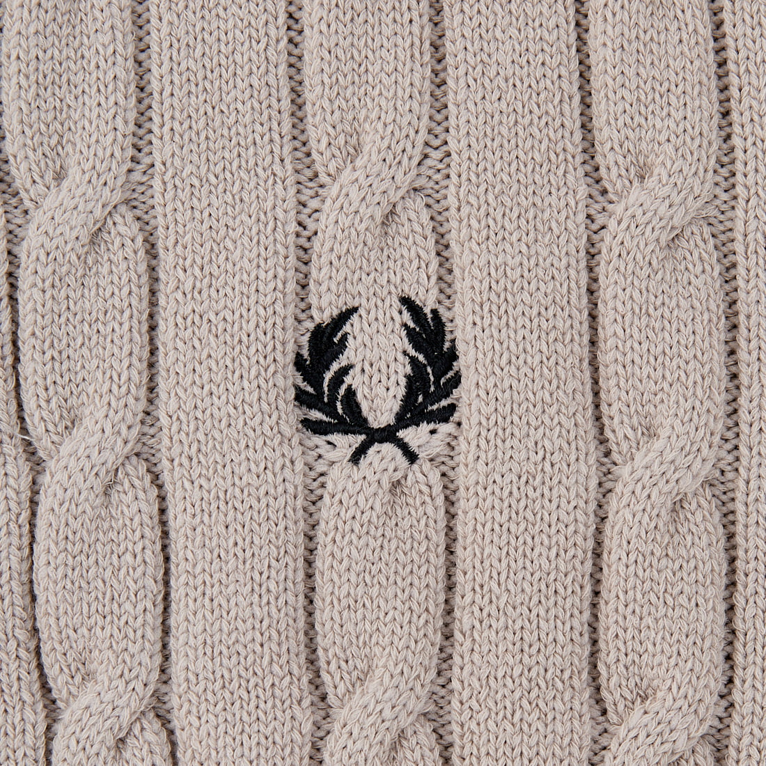 FRED PERRY [フレッドペリー] 別注 ケーブルニットカーディガン [FPW-25A-008JF] WARM/BLK