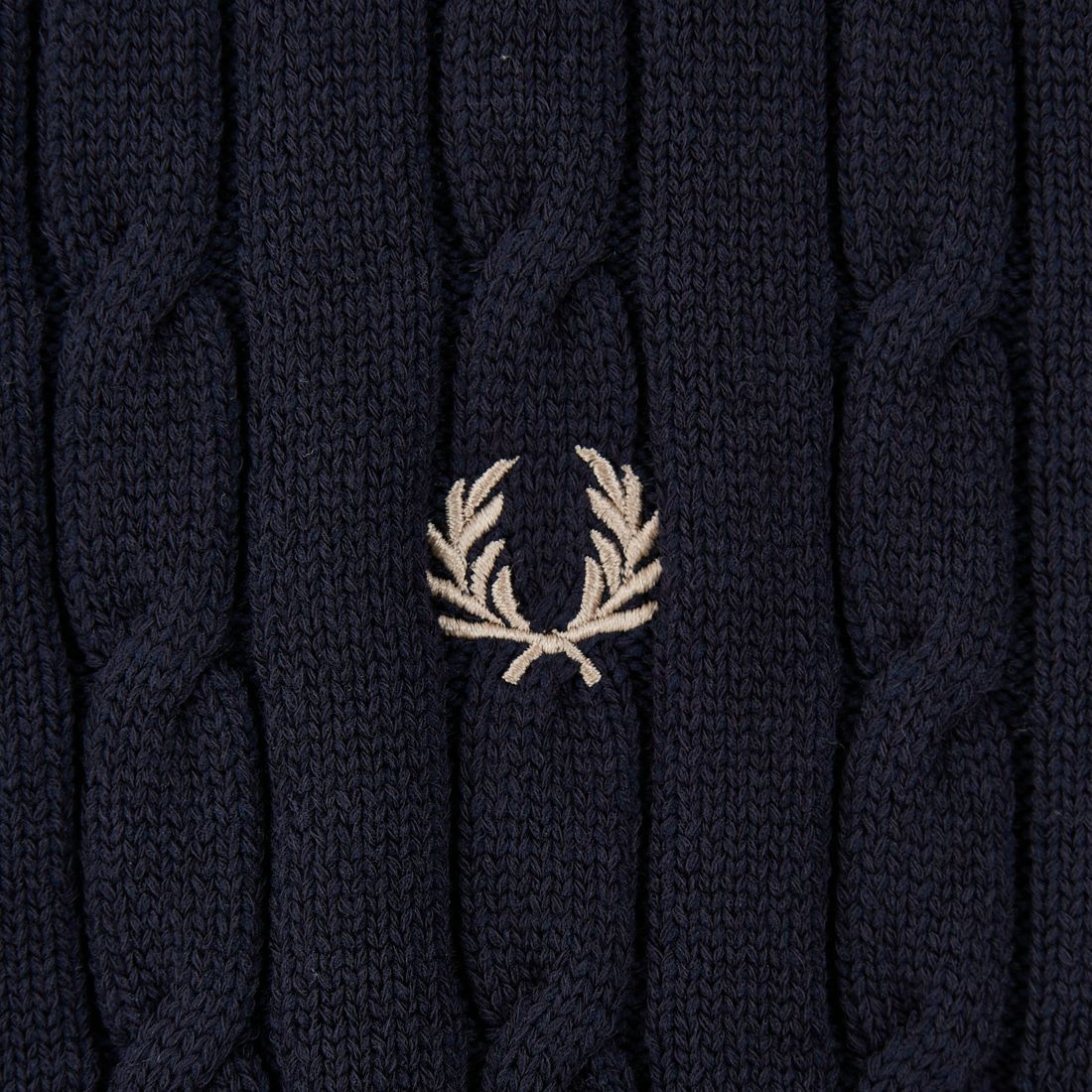 FRED PERRY [フレッドペリー] 別注 ケーブルニットカーディガン [FPW-25A-008JF] NAVY/WARM