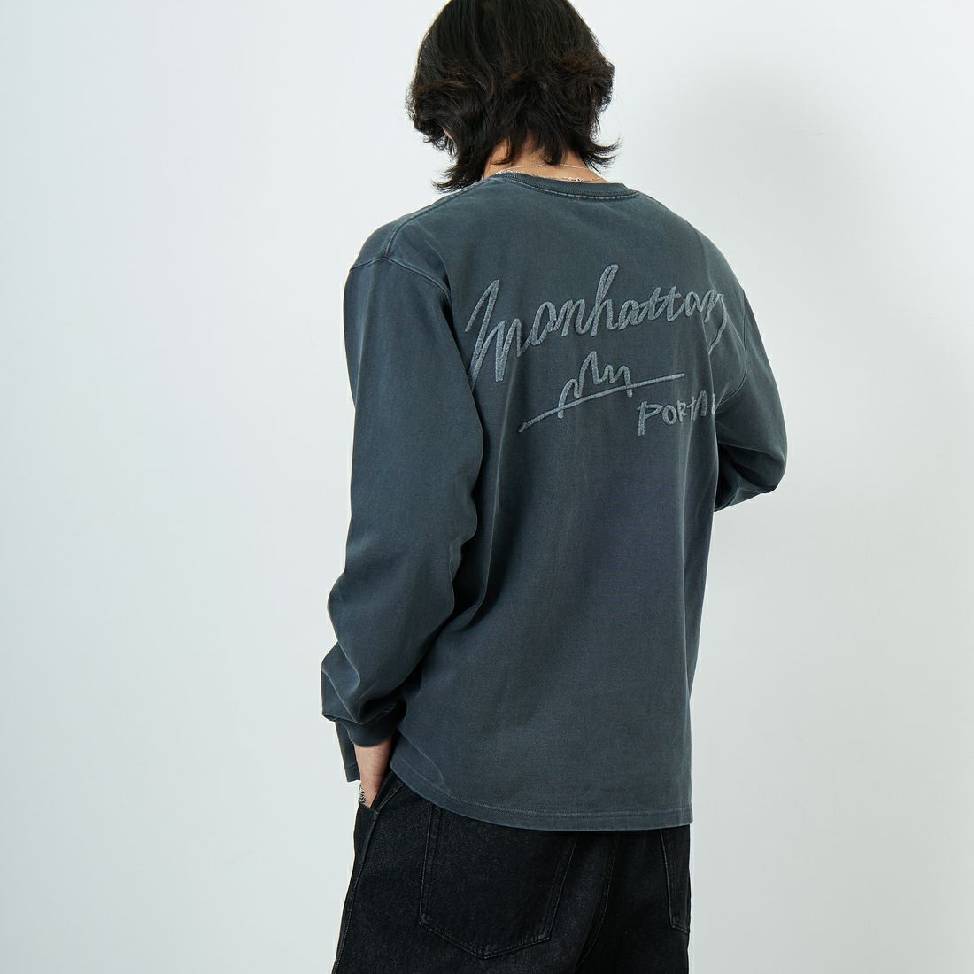 CHARCOAL&&モデル身長：179cm 着用サイズ：L&&