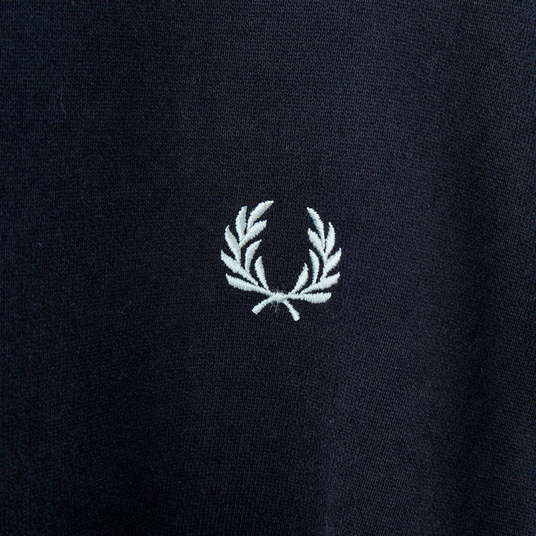 FRED PERRY [フレッドペリー] ピーチドティップドスリーブ クルーネックスウェット [M1731] 608 NAVY