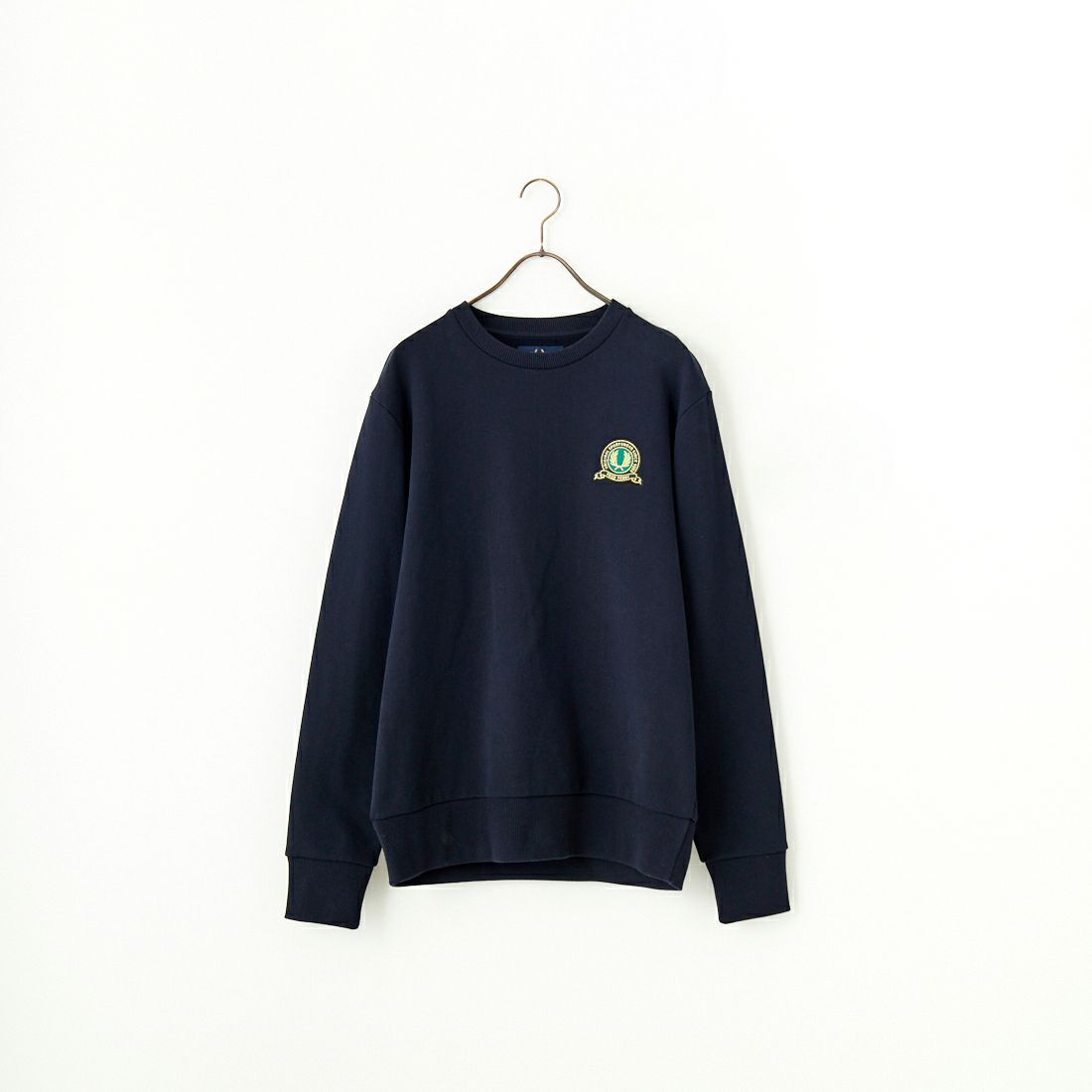 FRED PERRY [フレッドペリー] テニスバッジ クルーネックスウェット [M1751] 608 NAVY
