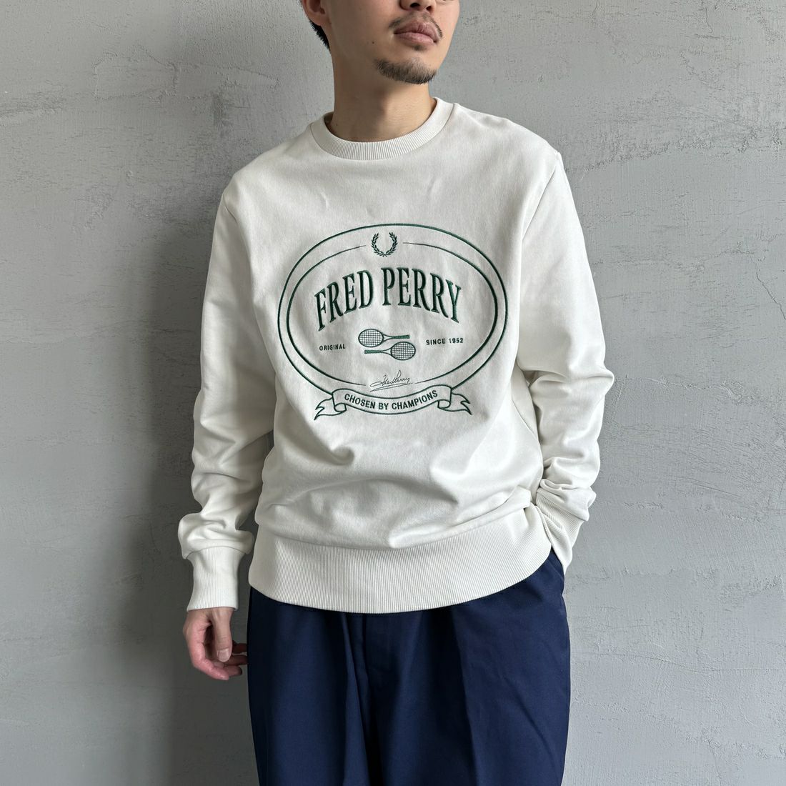 FRED PERRY [フレッドペリー] Chosen by Champions クルーネック