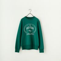 fredperry クルーネックスウェット ネイビー S FRED PERRY [フレッドペリー] ワンポイント刺繍 クルーネック