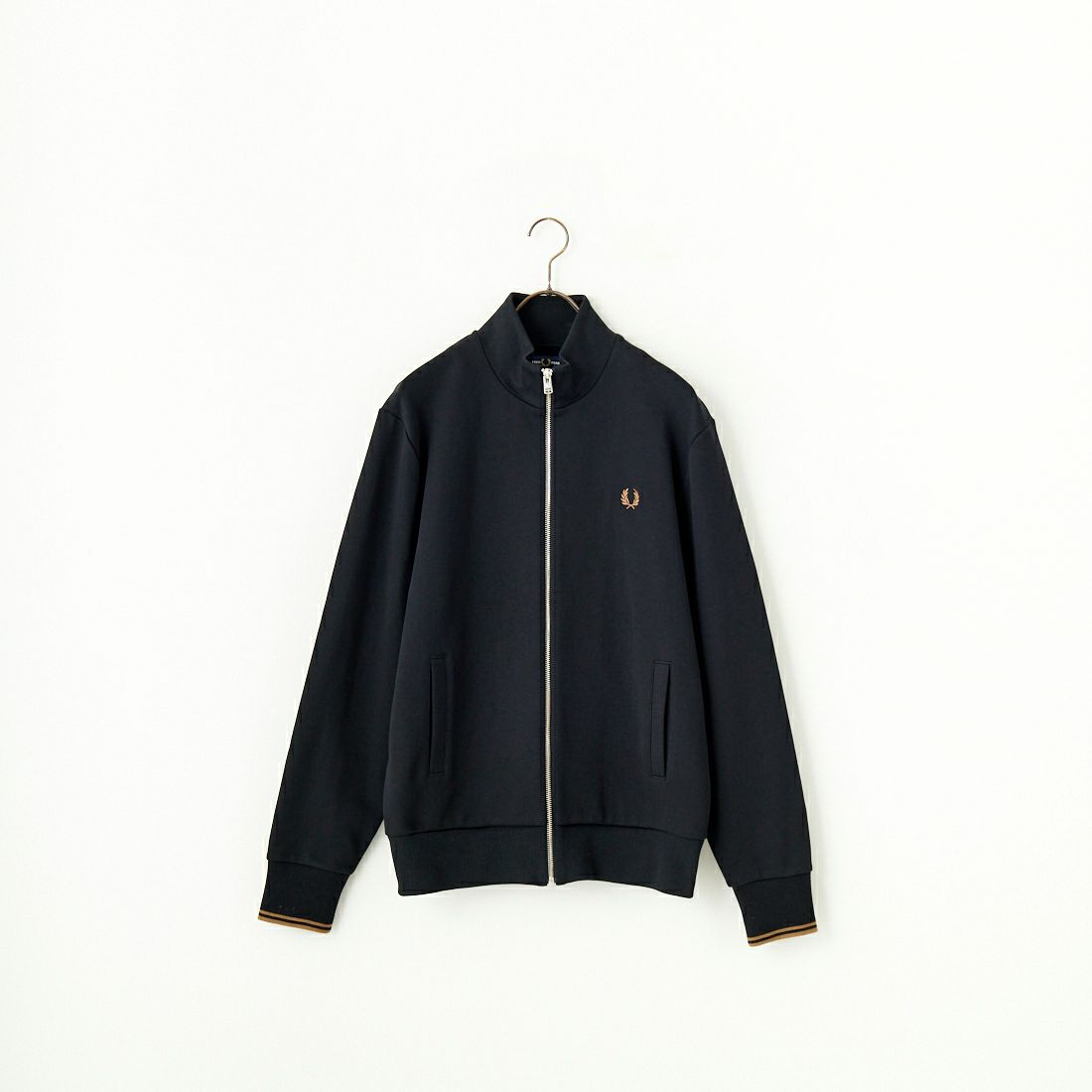 FRED PERRY [フレッドペリー] ジップスルースウェット [J1327] 102 BLACK