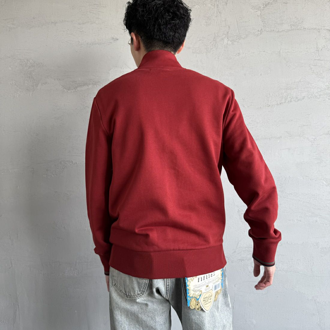FRED PERRY [フレッドペリー] ジップスルースウェット [J1327] M02 BURNT