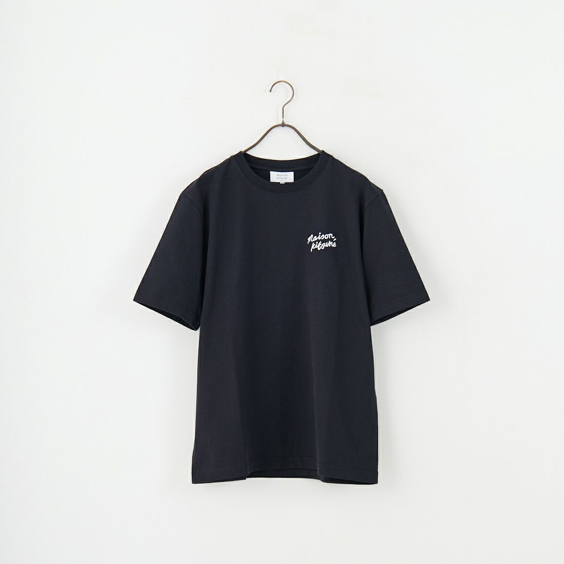 MAISON KITSUNE [メゾン キツネ] ハンドライティング コンフォートTシャツ [MM00126KJ7025]O197 BK/WH