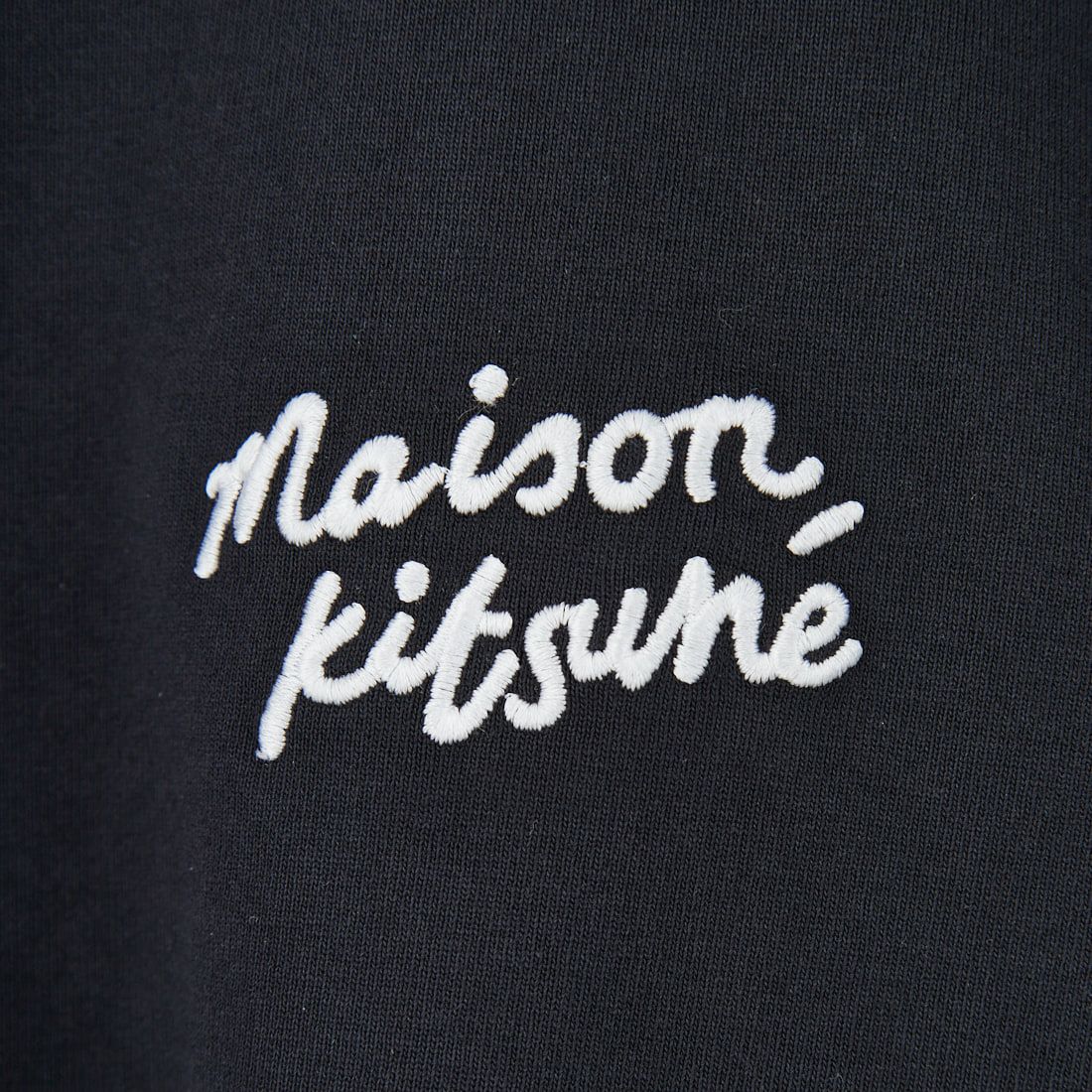 MAISON KITSUNE [メゾン キツネ] ハンドライティング コンフォートTシャツ [MM00126KJ7025]O197 BK/WH