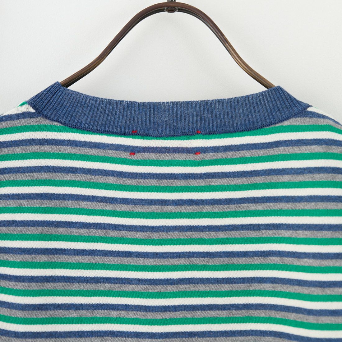 MEYAME [メヤメ] ボーダーコットンニットノースリーブトップス [MEY-2131] NAVY