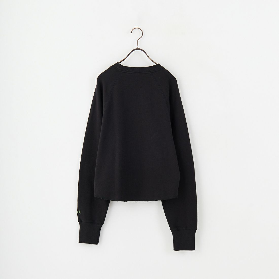 MANHATTAN PORTAGE [マンハッタンポーテージ] 別注 ロゴプリント カットオフスウェット [25FWMP-INL016-JF] BLACK