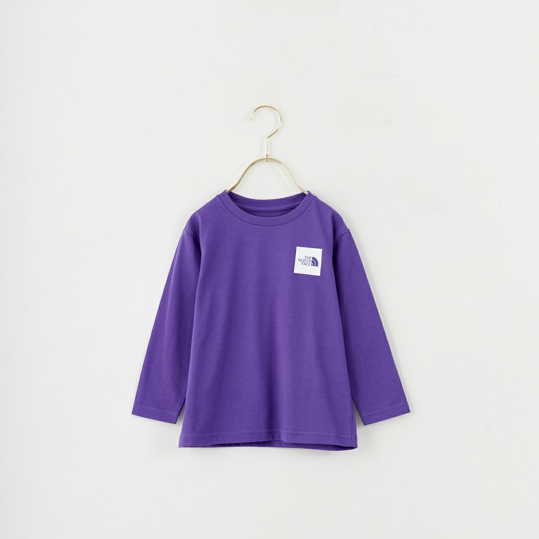 THE NORTH FACE [ザ ノースフェイス] トドラー ロングスリーブスモールスクエアロゴTシャツ [NTT32531]