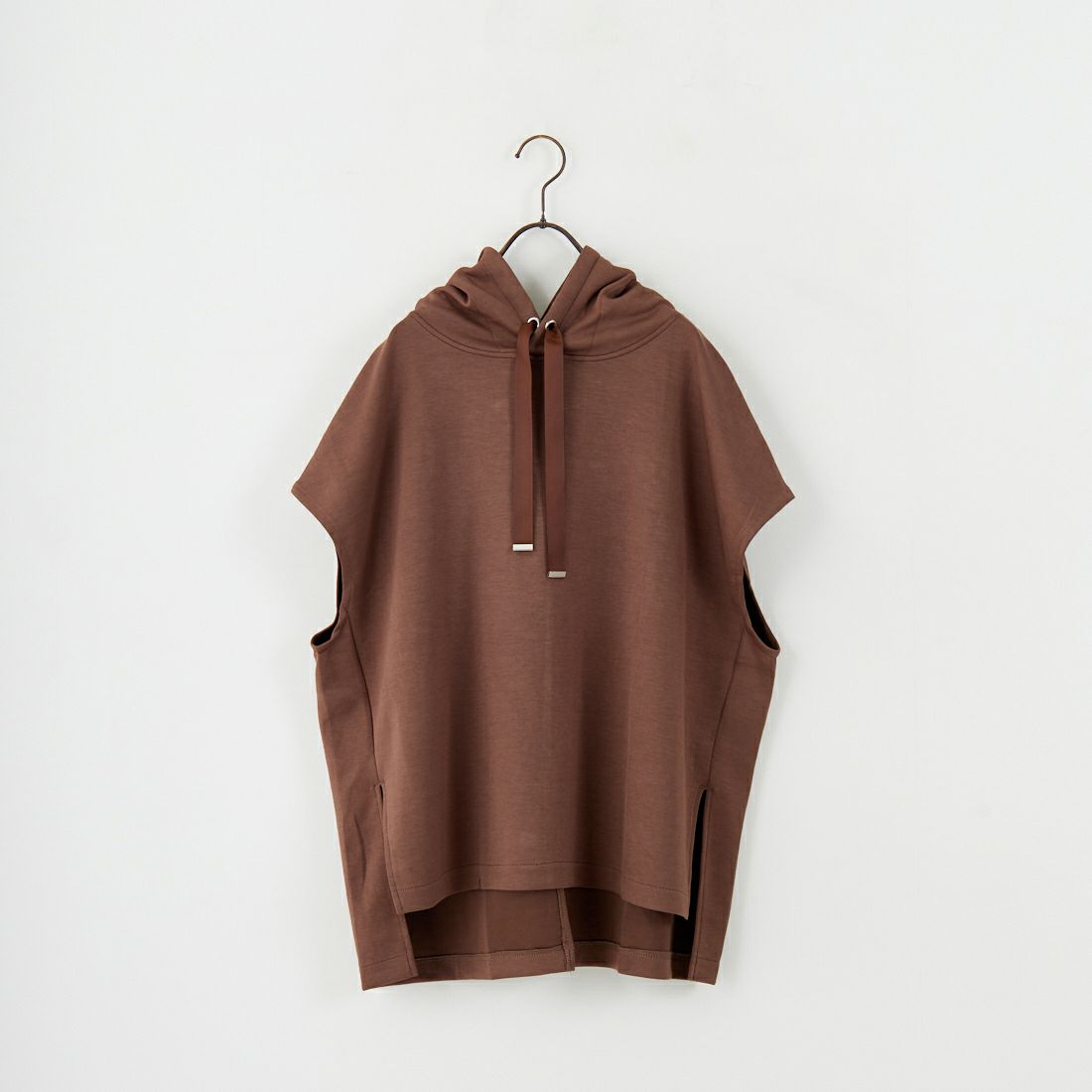 Maison de L'allure [メゾン ドゥ ラリュール] ダンボールフーディベスト [M25132003] 28 BROWN