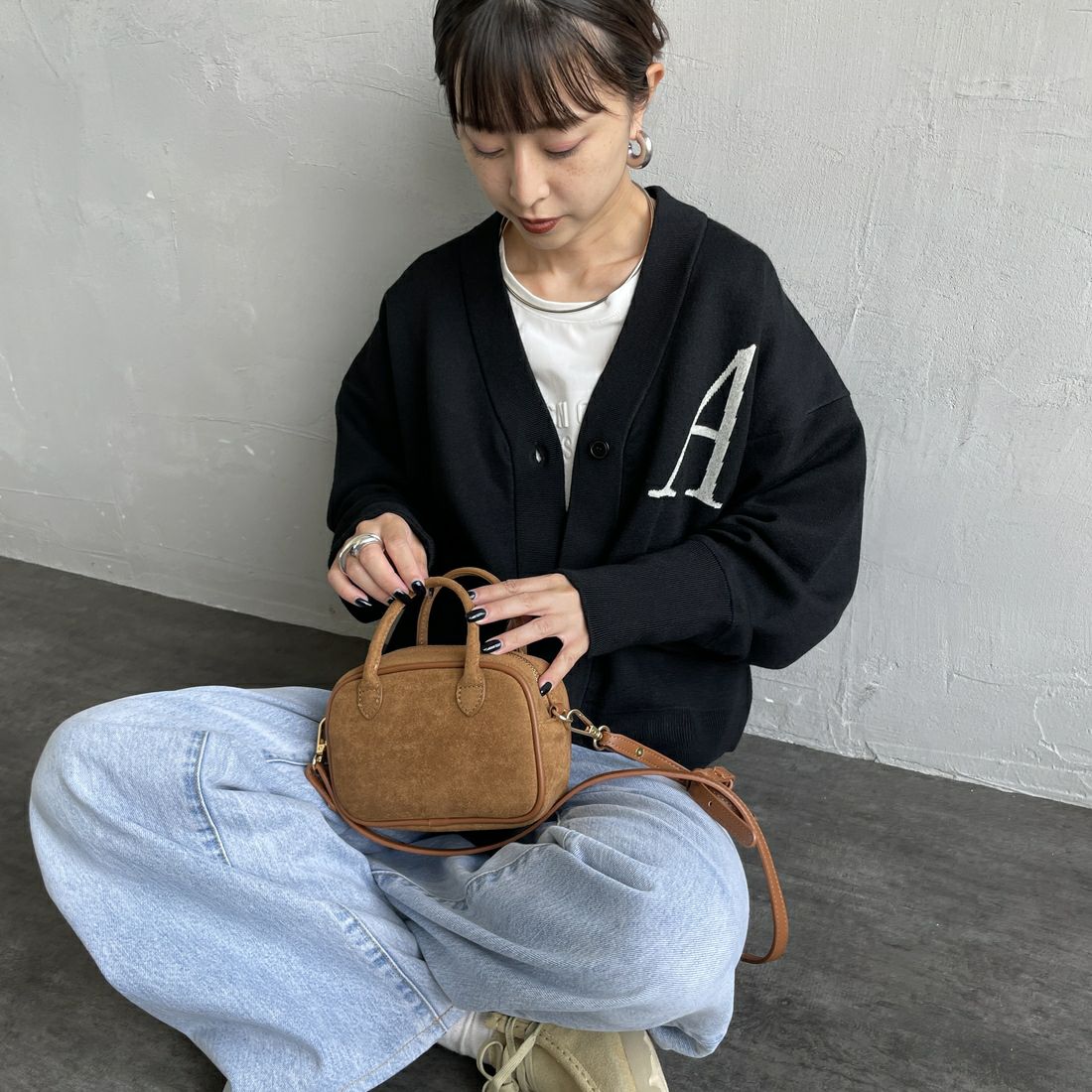 VELETTO [ヴェレット] スクエアショルダーバッグ [CE-24072-SUPU] CAMEL