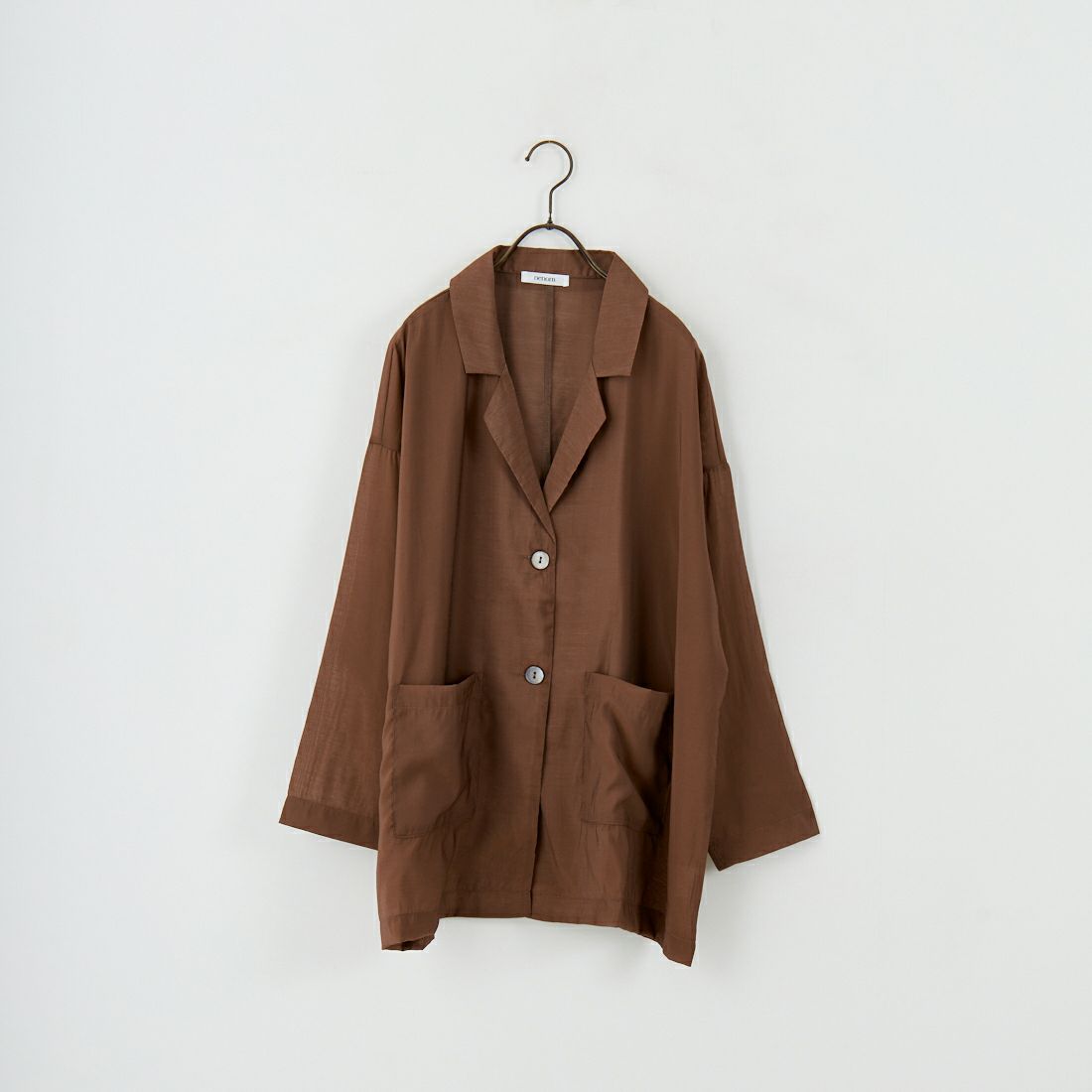 nenom [ネノム] シアーテーラードジャケット [NE25132082] 28 BROWN