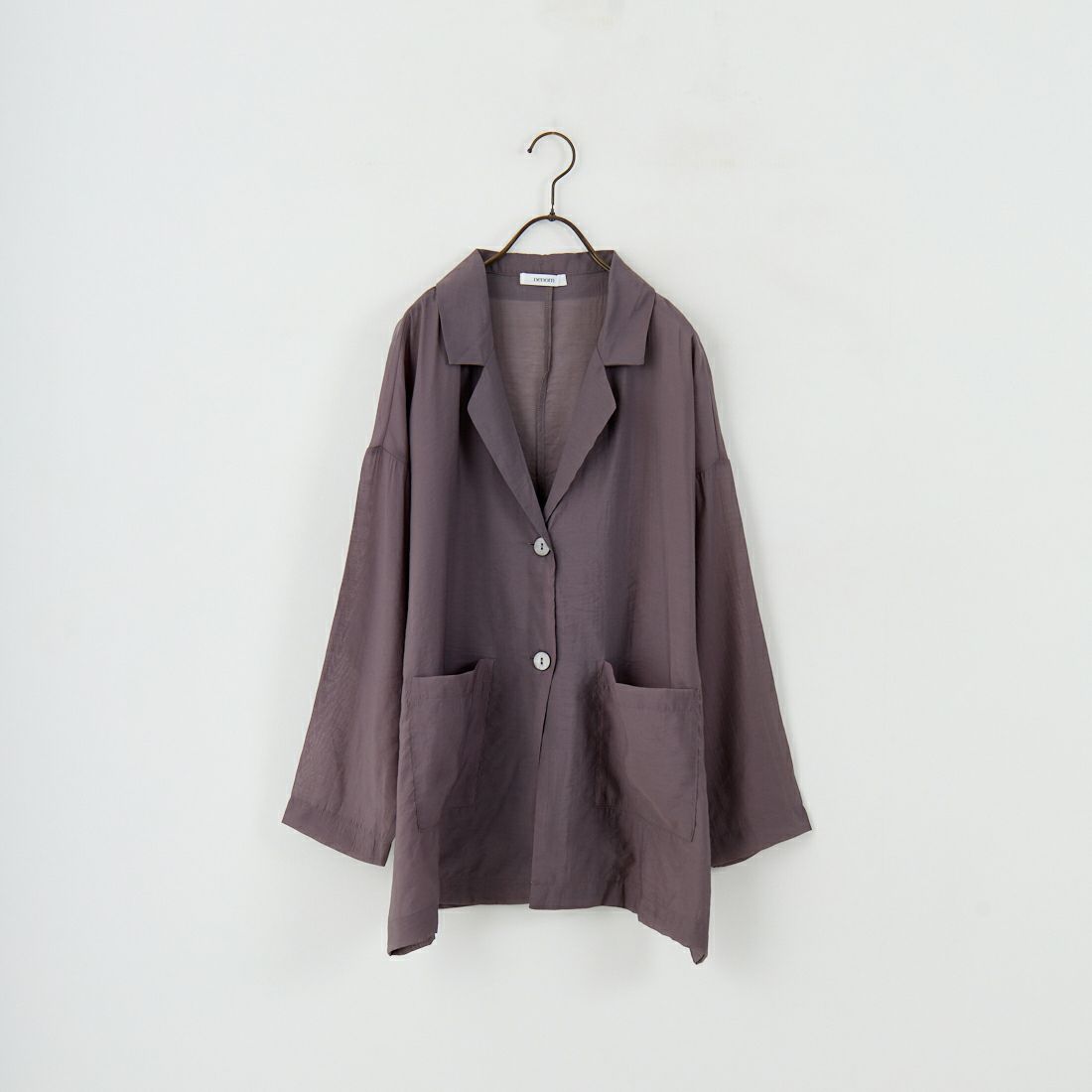 nenom [ネノム] シアーテーラードジャケット [NE25132082] 07 GRAY