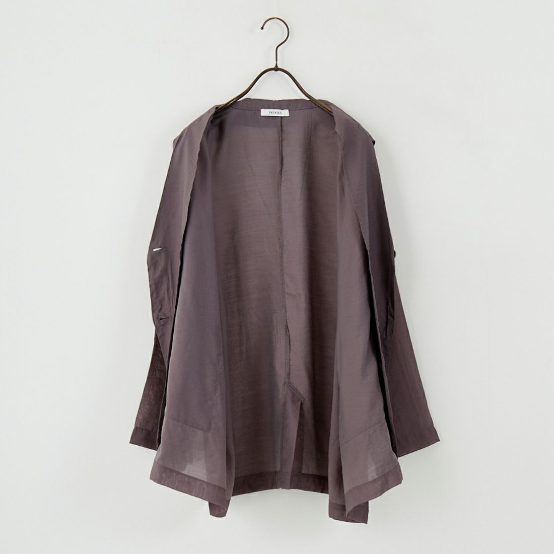nenom [ネノム] シアーテーラードジャケット [NE25132082] 07 GRAY