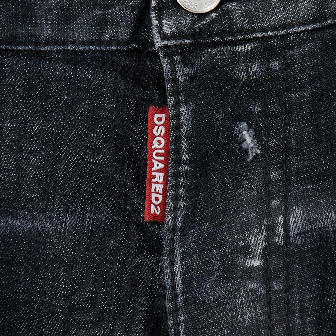 Dsquared2 [ディースクエアード] トラックデニムパンツ [74KB1080-30357] 900 BLACK