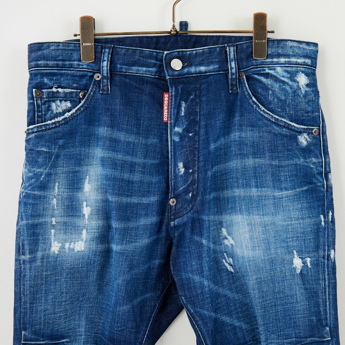Dsquared2 [ディースクエアード] トラックデニムパンツ [74KB1081-30010] 470 NAVY