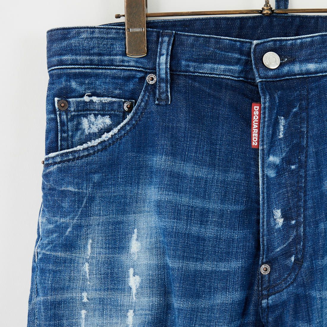 Dsquared2 [ディースクエアード] トラックデニムパンツ [74KB1081-30010] 470 NAVY