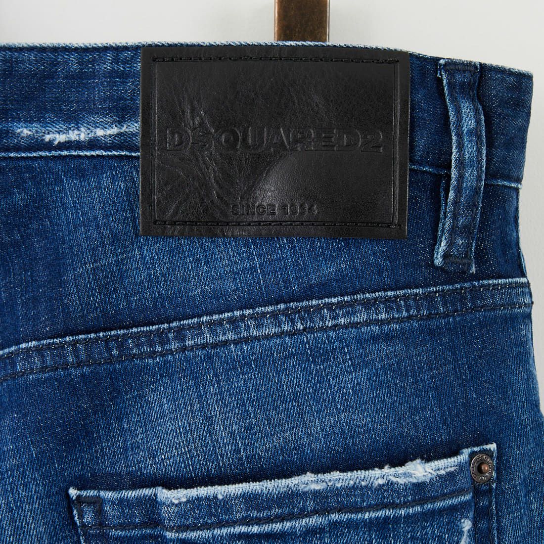 Dsquared2 [ディースクエアード] トラックデニムパンツ [74KB1081-30010] 470 NAVY