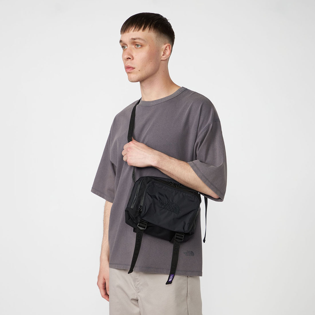 THE NORTH FACE PURPLE LABEL [ザ ノースフェイス パープルレーベル] コーデュラナイロンショルダーバッグ [N25FU080] K BLACK