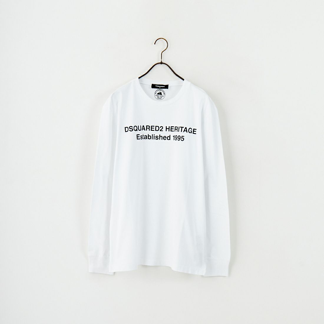 Dsquared2 [ディースクエアード] レギュラーフィットロングスリーブTシャツ [74GD1480-20020] 100 WHITE