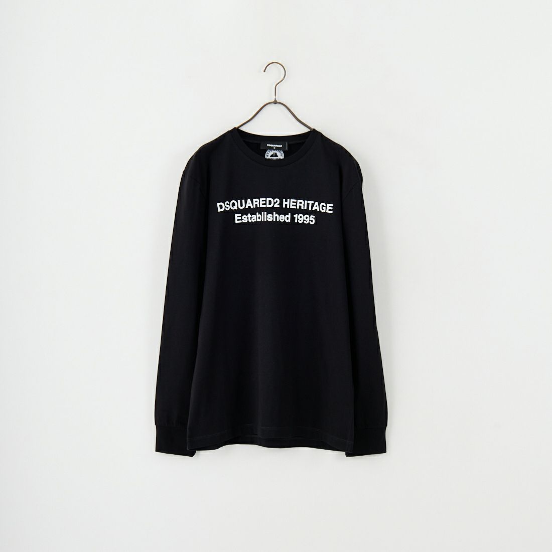 Dsquared2 [ディースクエアード] レギュラーフィットロングスリーブTシャツ [74GD1480-20020] 900 BLACK