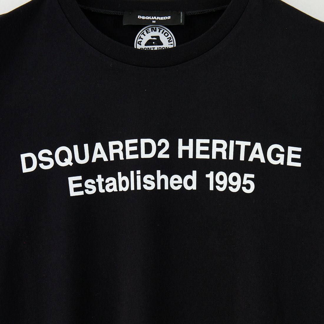 Dsquared2 [ディースクエアード] レギュラーフィットロングスリーブTシャツ [74GD1480-20020] 900 BLACK