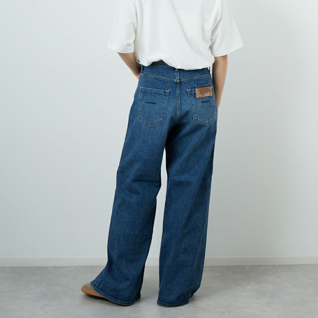 YANUK [ヤヌーク] ルーズバギー KATE [57152082] OUB &&モデル身長：160cm 着用サイズ：24&&