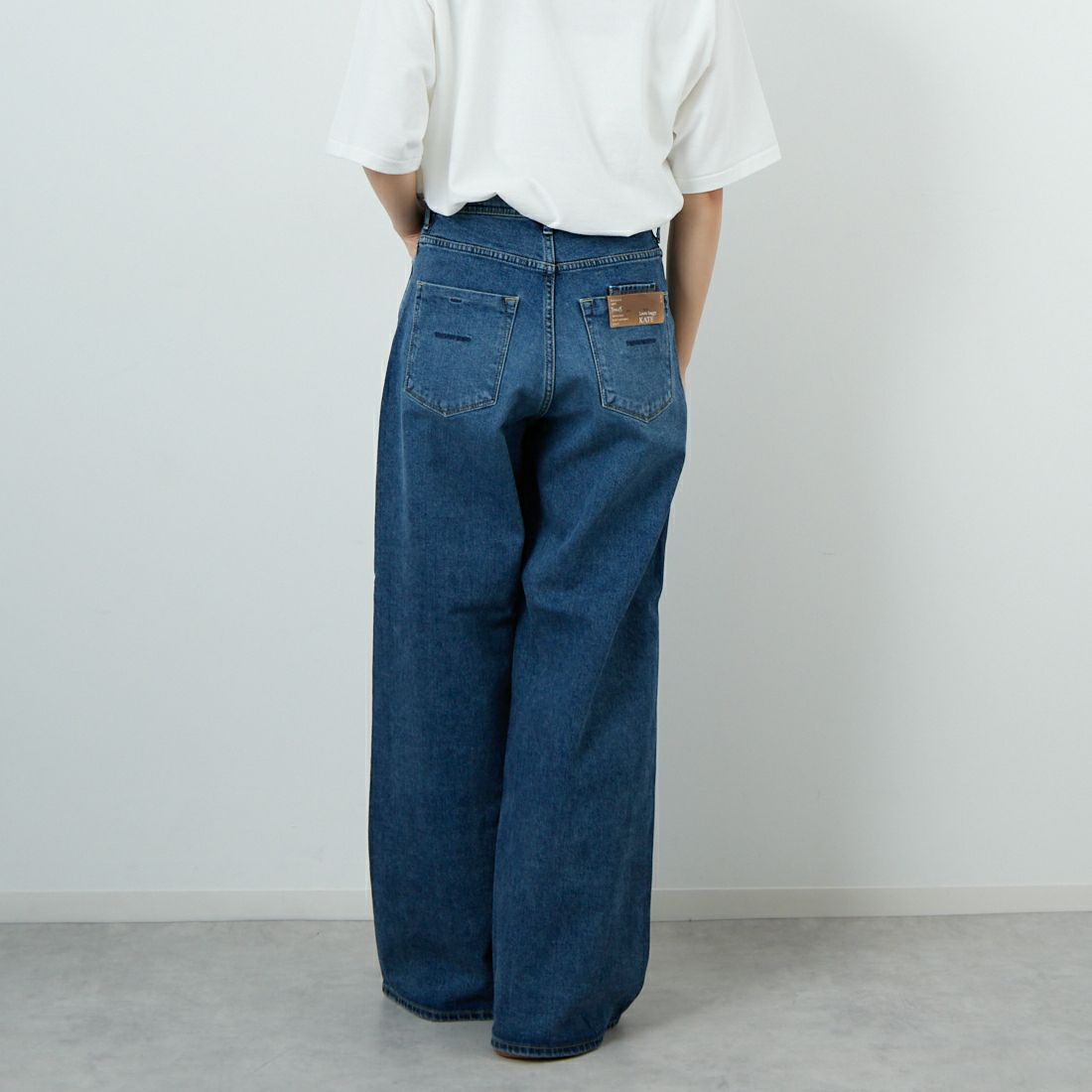 YANUK [ヤヌーク] ルーズバギー KATE [57152082] OUB &&モデル身長：160cm 着用サイズ：24&&