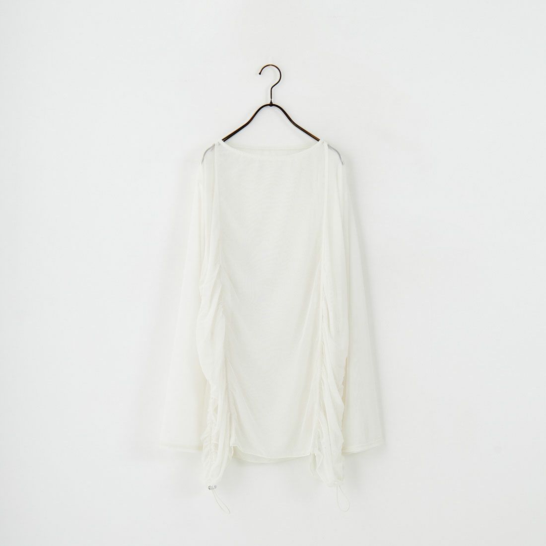 &g'aime [アンジェム] サイドギャザーシアーチュニック [98810-67100] ｴｸﾘｭ