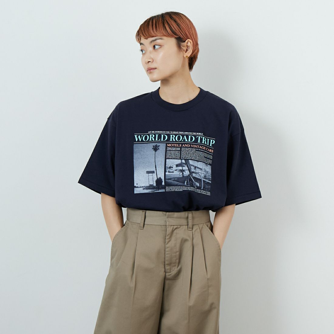B NAVY&&モデル身長：160cm 着用サイズ：F&&