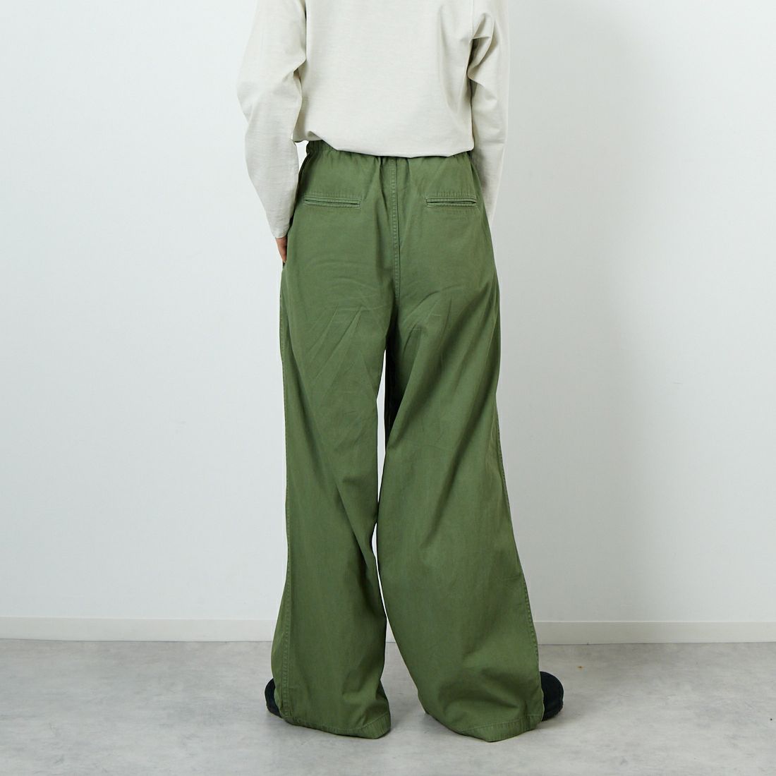 TICCA [ティッカ] カーゴパンツ [TBEA-161] KHAKI &&モデル身長：160cm 着用サイズ：1&&