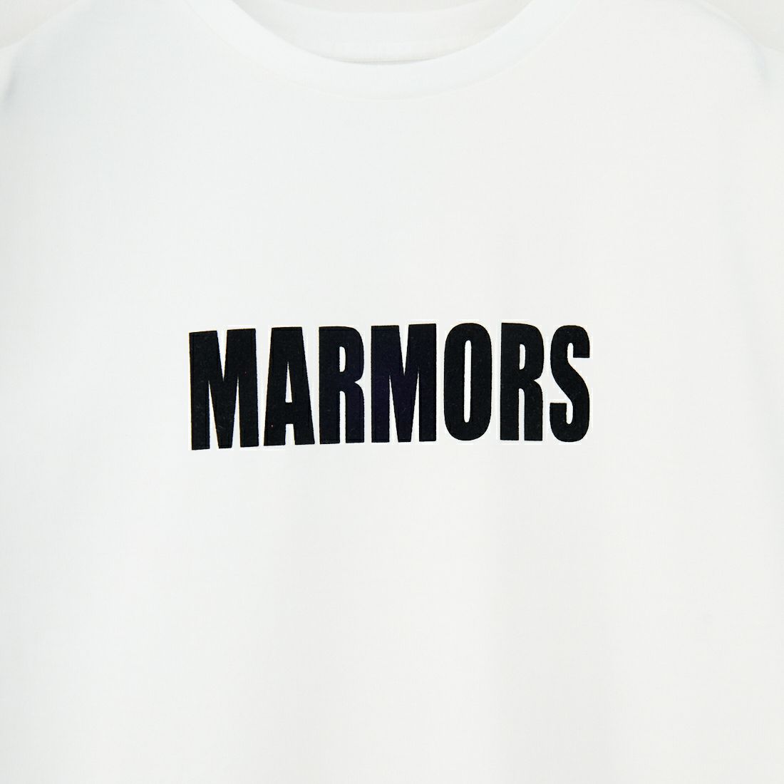 marmors [マルモア] ロゴショートスリーブTシャツ [0225309103] WHITE