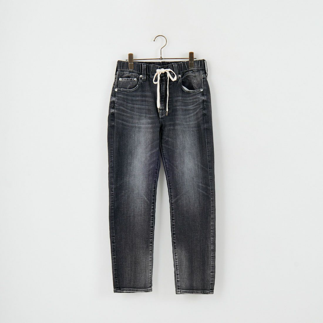 RED CARD TOKYO [レッドカード トーキョー] Rhythm+ イージースリムテーパードパンツ [47M93301BKU] BLACK USED