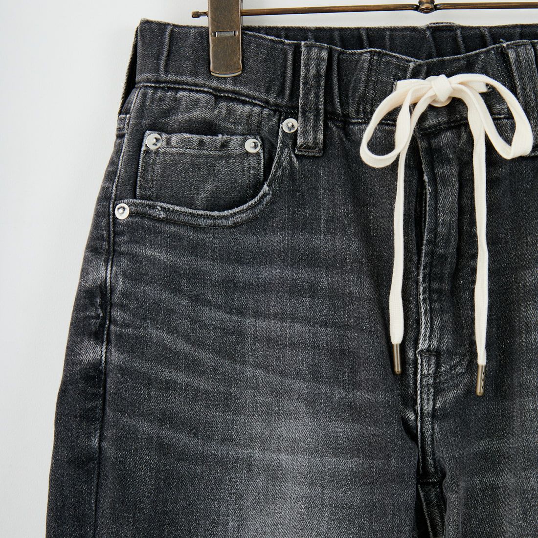 RED CARD TOKYO [レッドカード トーキョー] Rhythm+ イージースリムテーパードパンツ [47M93301BKU] BLACK USED